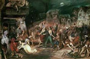 Gringoire in the Court of Miracles by Celestin Francois Nanteuil