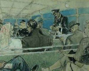 Bus Interior Scene