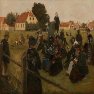 A Missionary Meetingin The Field Near Dragor