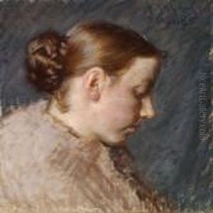 Portrait Of The Painter's Wife Martha In Profile Portrait Of The Painter's Wife Martha In Profile