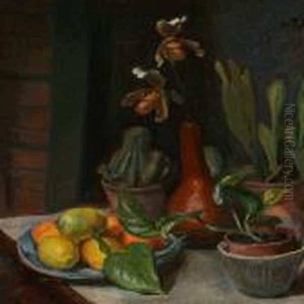 Plants And Fruit On Atable - view 1