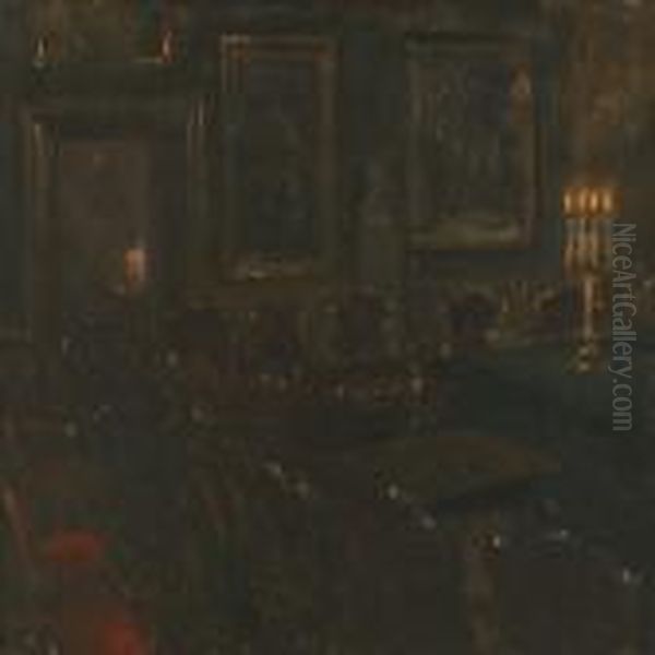 Interior From The Academy Hall On Charlottenborg - view 1