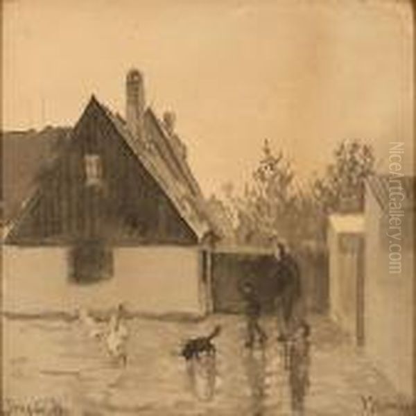 Street Scene From Dragor, Denmark - view 1