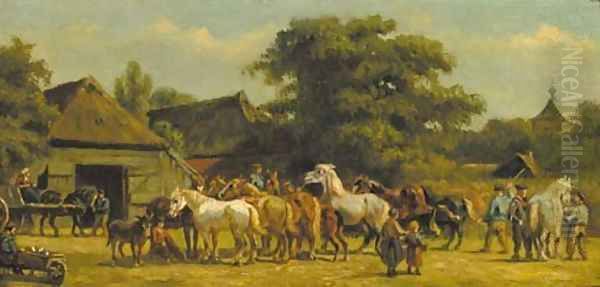 The horse-market - view 1