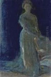 Study Of A Lady In Blue Study Of A Lady In Blue