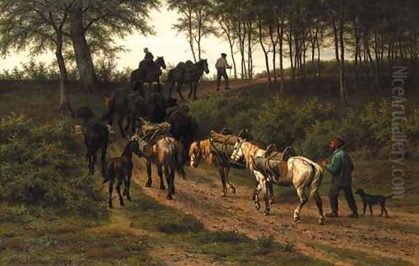 Foresters returning home - view 1