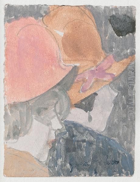 Two Female Heads - view 1
