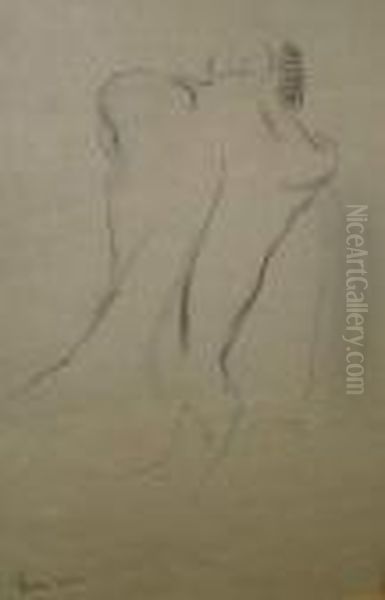 Study Of A Nude Torso - view 1