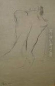 Study Of A Nude Torso by Gwendolen John