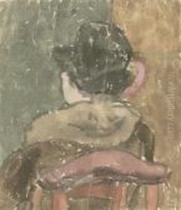 Seated Girl In Church