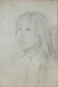 Portrait Of A Girl Pencil 28 X 20cm