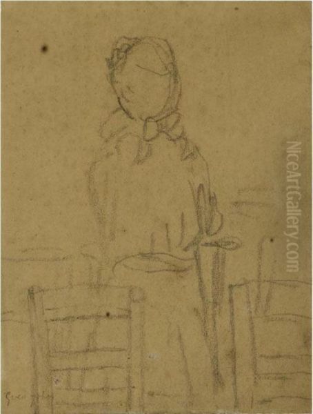 Study For Girl In Pink, Praying - view 1