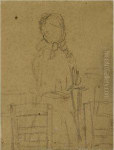 Study For Girl In Pink, Praying