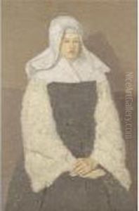 Portrait Of A Young Nun by Gwendolen John