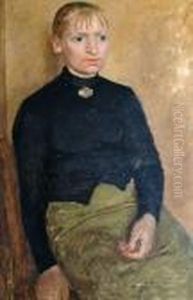 Seated Woman In Black Blouse Seated Woman In Black Blouse