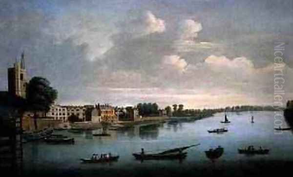 A View of the Thames from Putney Bridge - view 1