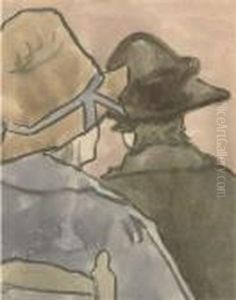 Two Hatted Women In Church