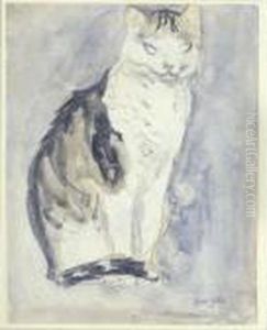 Cat by Gwendolen John