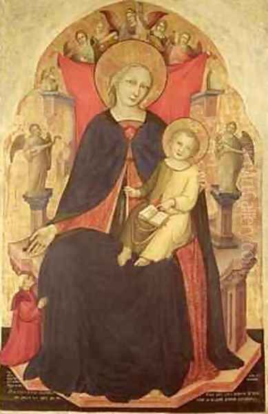 Madonna and Child Enthroned with the Donor Vulciano Belgarzone di Zaram 1394 - view 1