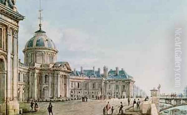 View of the College des Quatre Nations Paris .1810 - view 1