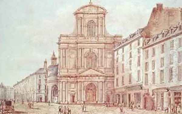 View of the Portal of the Church of Saint-Gervais Paris - view 1