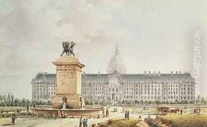 View of the Hotel des Invalides by Victor Jean Nicolle