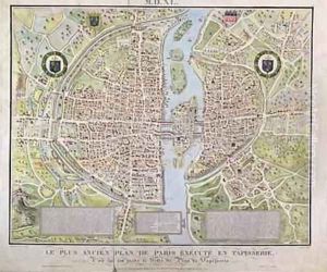 Plan de la Tapisserie map of Paris
