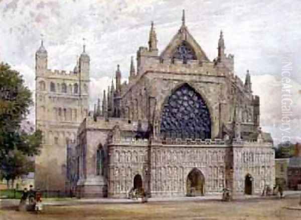 West Front Exeter Cathedral - view 1