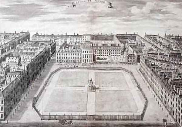 Aerial View of Leicester Square 1754 - view 1