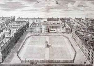 Aerial View of Leicester Square 1754