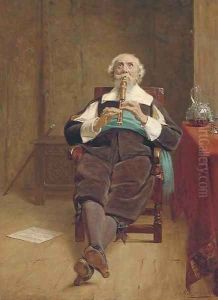 The solo serenade by John Watson Nicol