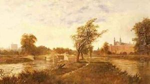 Eton from the Thames by Edward H. Niemann