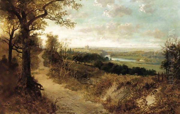 Windsor Castle from Cooper's Hill - view 1