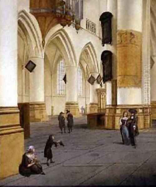 View of the south aisle of the church of St Bavo Haarlem - view 1
