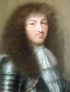 Portrait of Louis XIV 1638-1715 King of France by Robert Nanteuil
