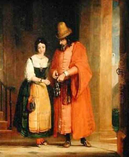 Shylock and Jessica from The Merchant of Venice - view 1
