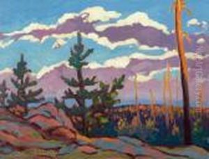 Agawa Canyon Territory -algoma by Franz Hans Johnston