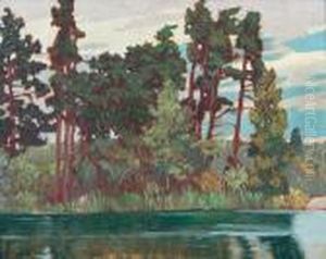 Indian Island, Lake Of The Woods by Franz Hans Johnston