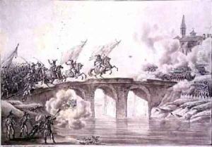The Battle of Arcole 17 November 1796 by Thomas Naudet