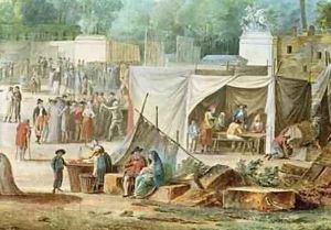 View of the Tuileries from the Place de la Revolution by Thomas Naudet