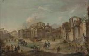 Veduta Di Un Angolo Della Vecchia Roma by Antonio Joli
