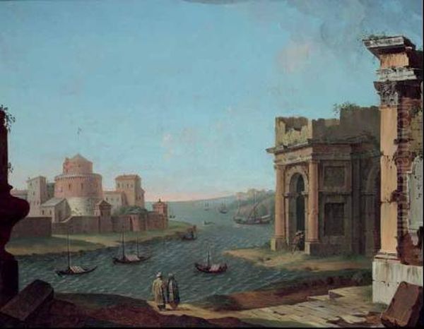 Capriccio Con Scena Di Porto - view 1
