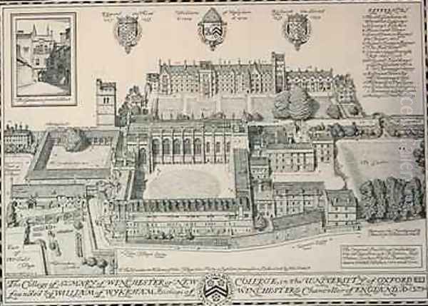 The College of St Mary of Winchester or New College 1928 - view 1