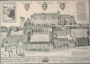The College of St Mary of Winchester or New College 1928 by Edmund Hort New