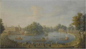 The Royal Palace Of Aranjuez From The North-east by Antonio Joli