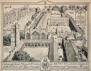 The College of St Mary de Winton or New College 1928 by Edmund Hort New