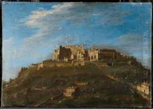 View Of A Castle Complex, Probably Monte Castello. View Of A Castle Complex, Probably Monte Castello.