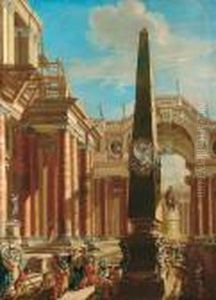 Capriccio Architettonico Con Cleopatra