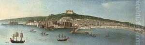 View Of The Bay Of Naples by Antonio Joli