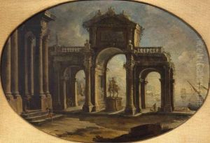 Vedute Marine Con Architetture Classiche E Figure Vedute Marine Con Architetture Classiche E Figure